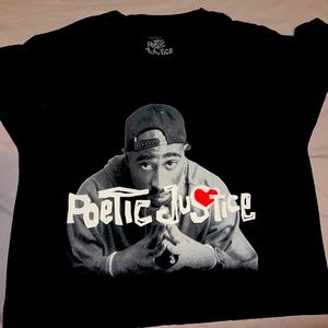 Tupac crop top